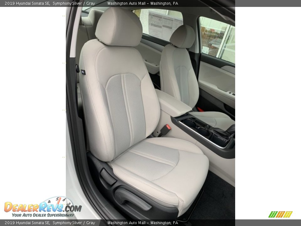 2019 Hyundai Sonata SE Symphony Silver / Gray Photo #27