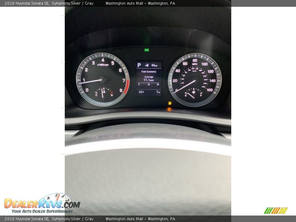 2019 Hyundai Sonata SE Symphony Silver / Gray Photo #30