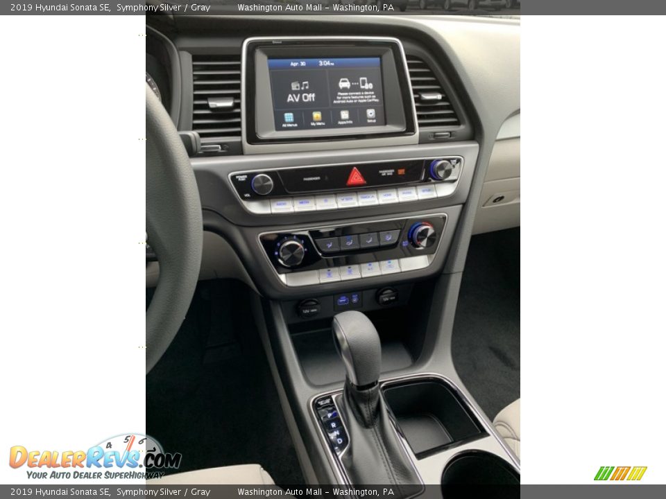 2019 Hyundai Sonata SE Symphony Silver / Gray Photo #31