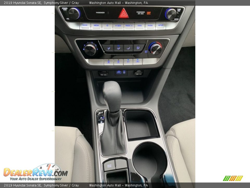 2019 Hyundai Sonata SE Symphony Silver / Gray Photo #33