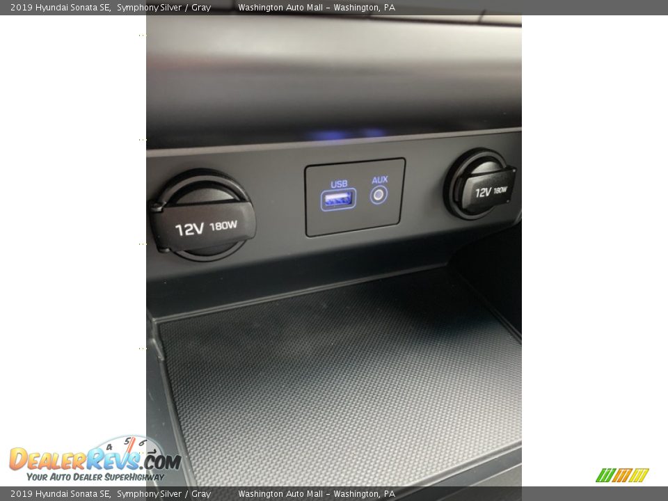 2019 Hyundai Sonata SE Symphony Silver / Gray Photo #35