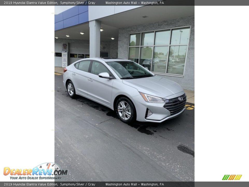 2019 Hyundai Elantra Value Edition Symphony Silver / Gray Photo #2