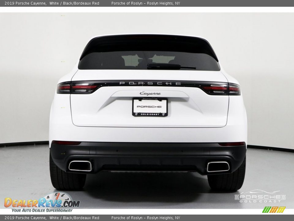 2019 Porsche Cayenne White / Black/Bordeaux Red Photo #6