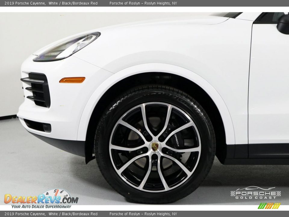 2019 Porsche Cayenne White / Black/Bordeaux Red Photo #11
