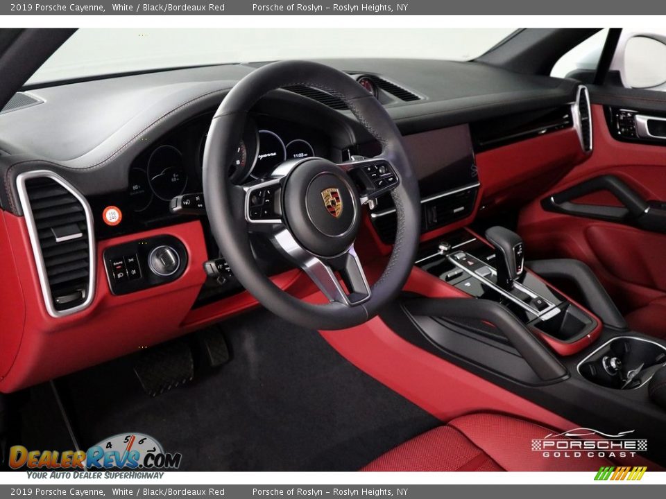 2019 Porsche Cayenne White / Black/Bordeaux Red Photo #15