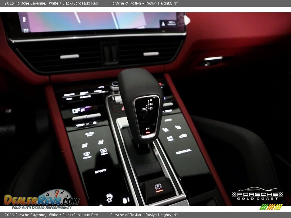 2019 Porsche Cayenne White / Black/Bordeaux Red Photo #21