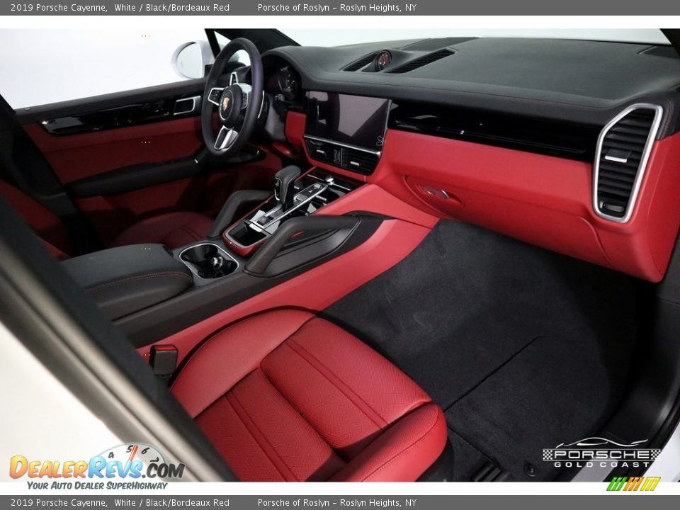 2019 Porsche Cayenne White / Black/Bordeaux Red Photo #23