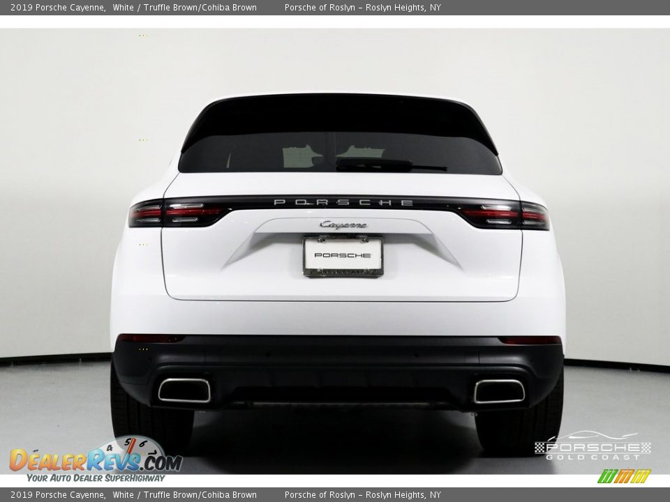 2019 Porsche Cayenne White / Truffle Brown/Cohiba Brown Photo #6