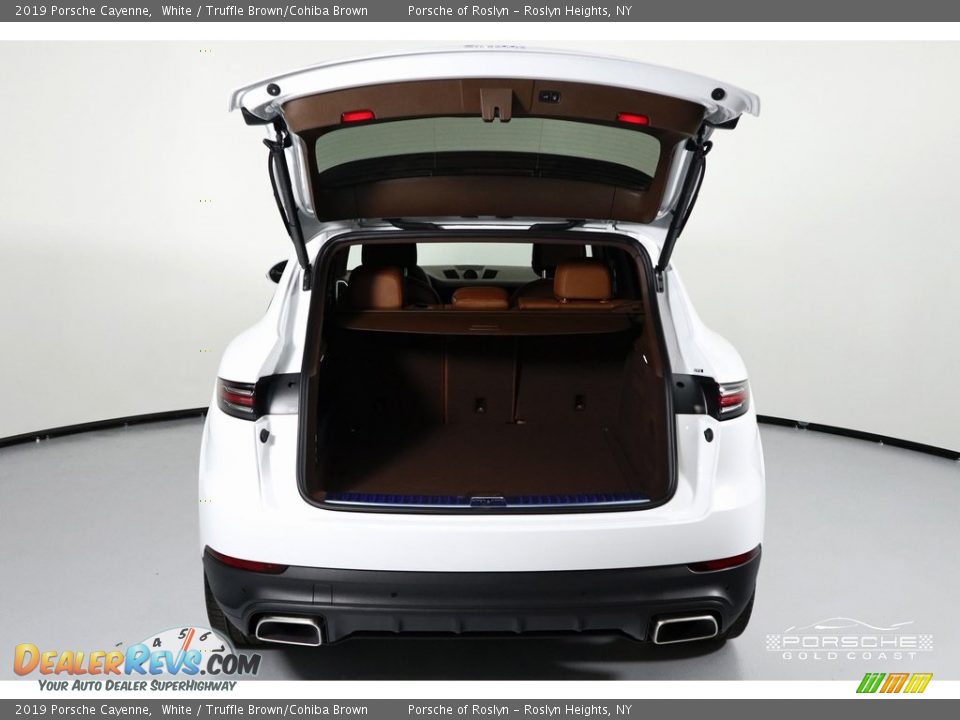 2019 Porsche Cayenne White / Truffle Brown/Cohiba Brown Photo #7