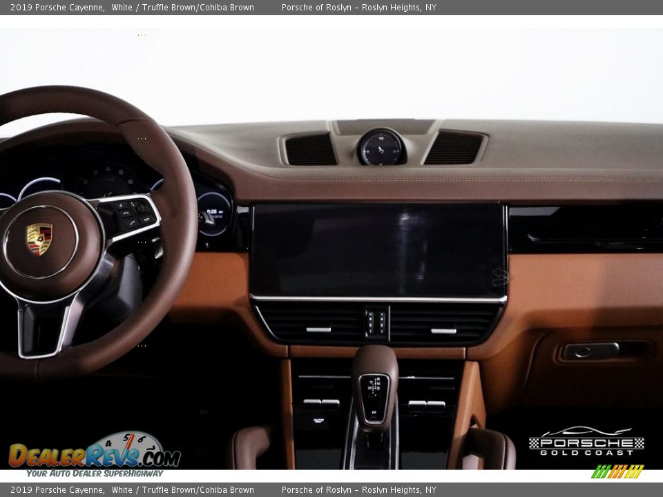 2019 Porsche Cayenne White / Truffle Brown/Cohiba Brown Photo #16