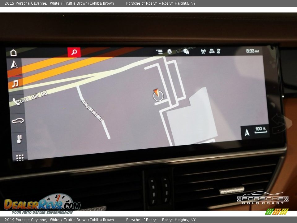 2019 Porsche Cayenne White / Truffle Brown/Cohiba Brown Photo #20