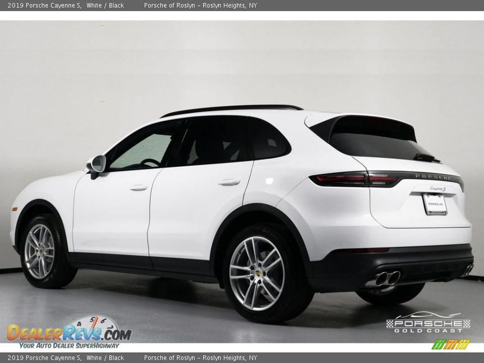 2019 Porsche Cayenne S White / Black Photo #4