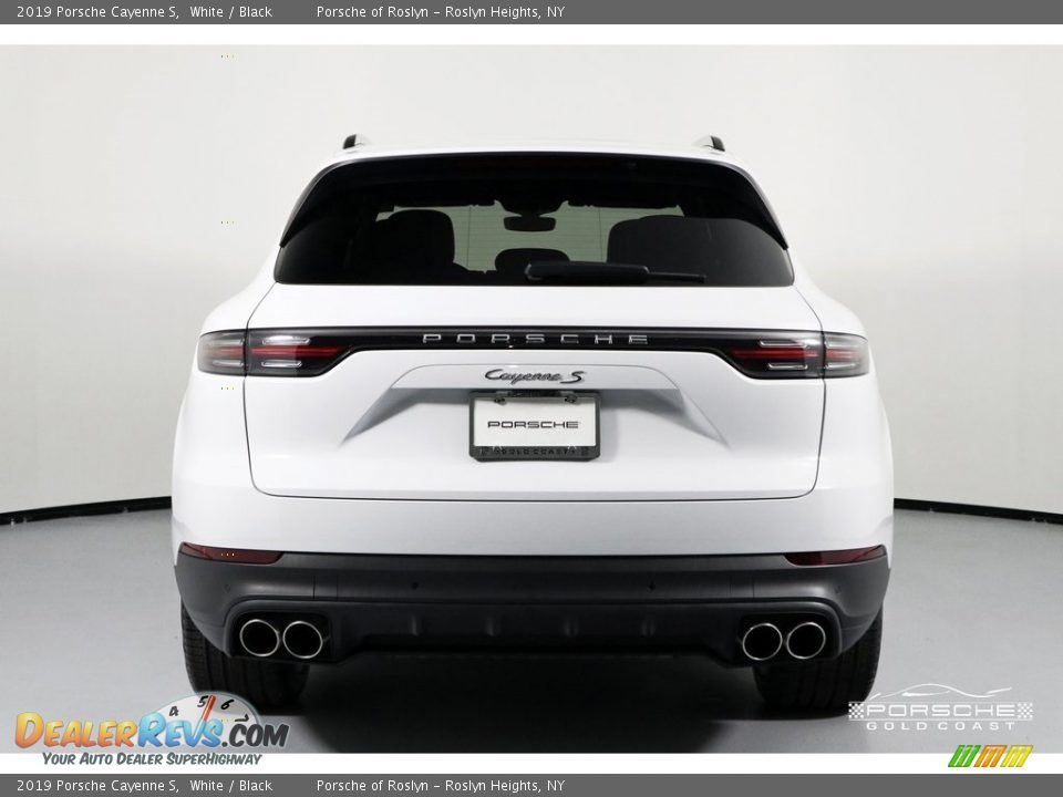 2019 Porsche Cayenne S White / Black Photo #6