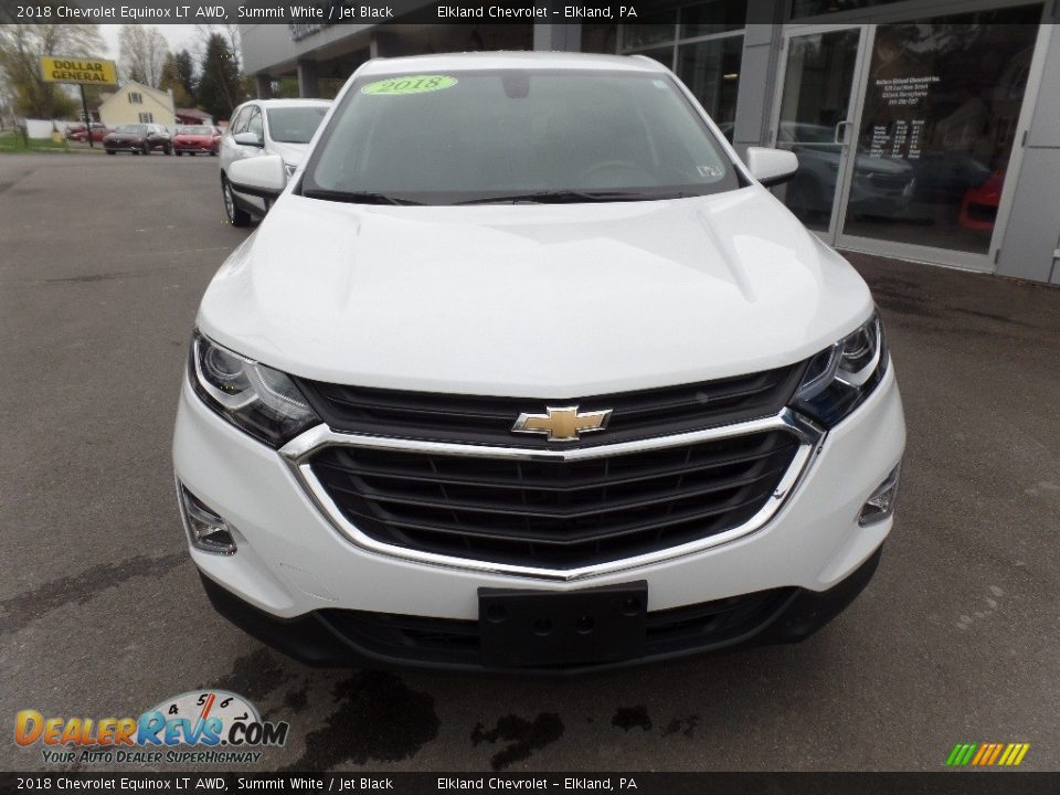 2018 Chevrolet Equinox LT AWD Summit White / Jet Black Photo #3