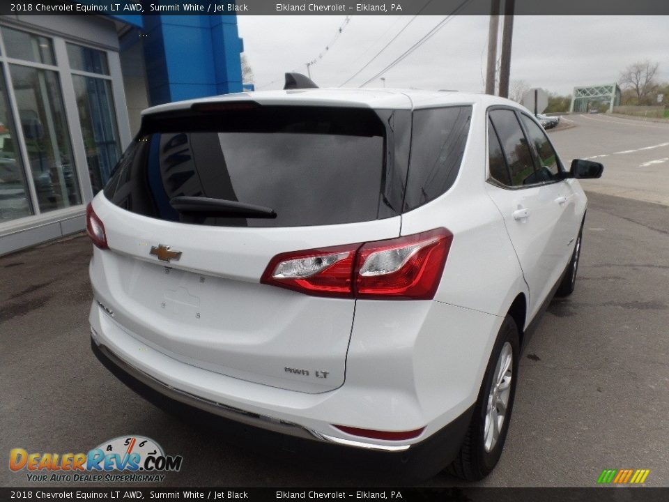 2018 Chevrolet Equinox LT AWD Summit White / Jet Black Photo #8