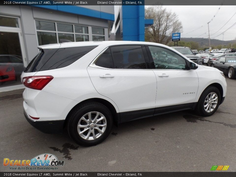 2018 Chevrolet Equinox LT AWD Summit White / Jet Black Photo #9