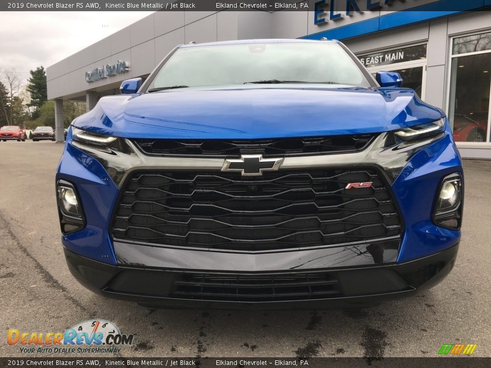 2019 Chevrolet Blazer RS AWD Kinetic Blue Metallic / Jet Black Photo #5