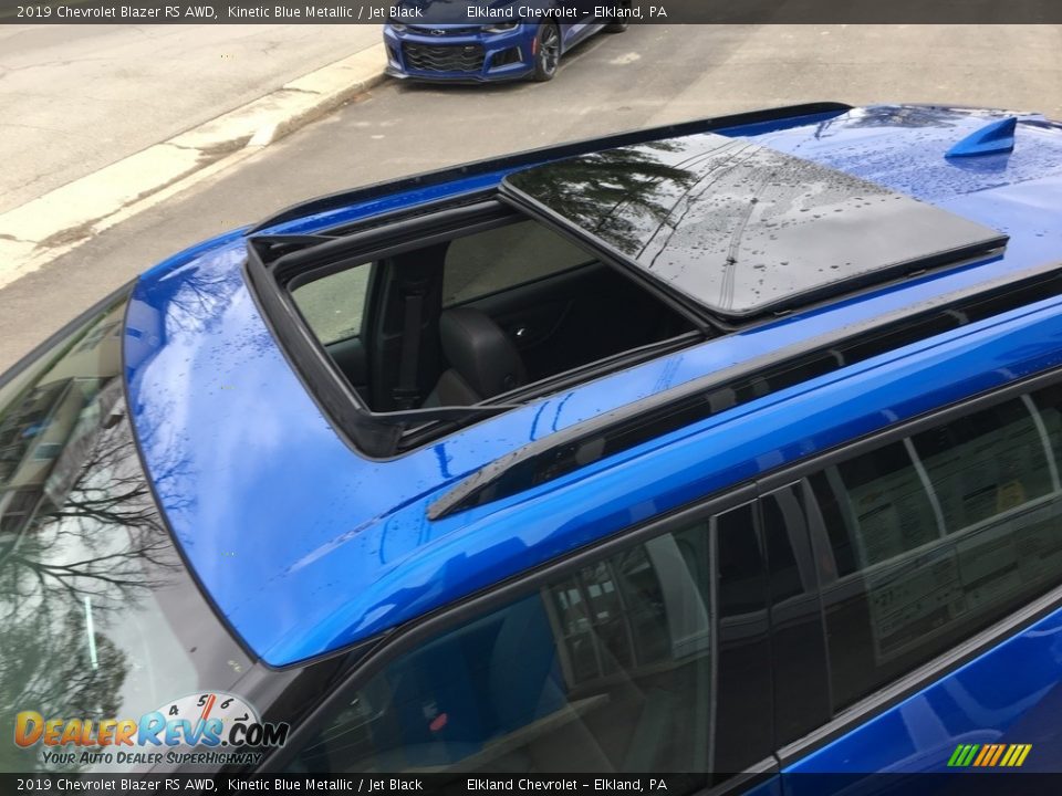 2019 Chevrolet Blazer RS AWD Kinetic Blue Metallic / Jet Black Photo #7