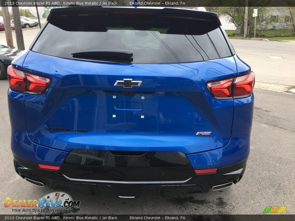 2019 Chevrolet Blazer RS AWD Kinetic Blue Metallic / Jet Black Photo #14
