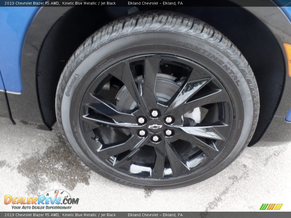2019 Chevrolet Blazer RS AWD Kinetic Blue Metallic / Jet Black Photo #29