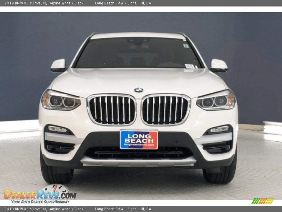 2019 BMW X3 sDrive30i Alpine White / Black Photo #2