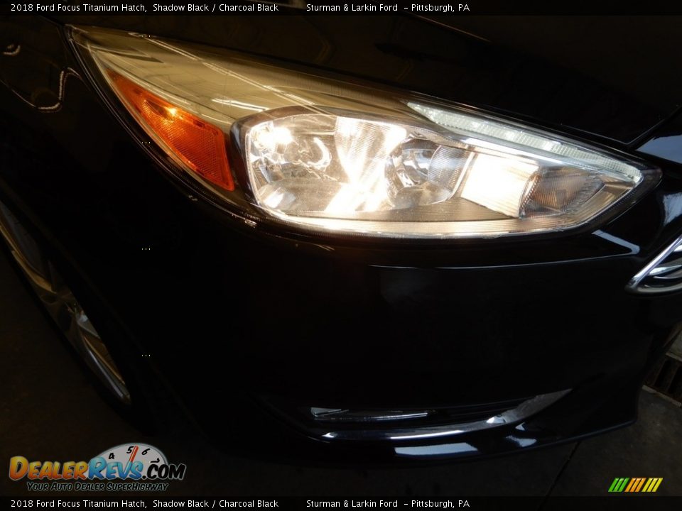 2018 Ford Focus Titanium Hatch Shadow Black / Charcoal Black Photo #2