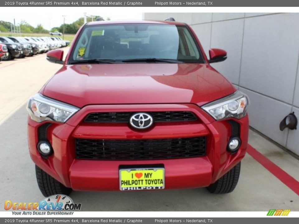 2019 Toyota 4Runner SR5 Premium 4x4 Barcelona Red Metallic / Graphite Photo #3