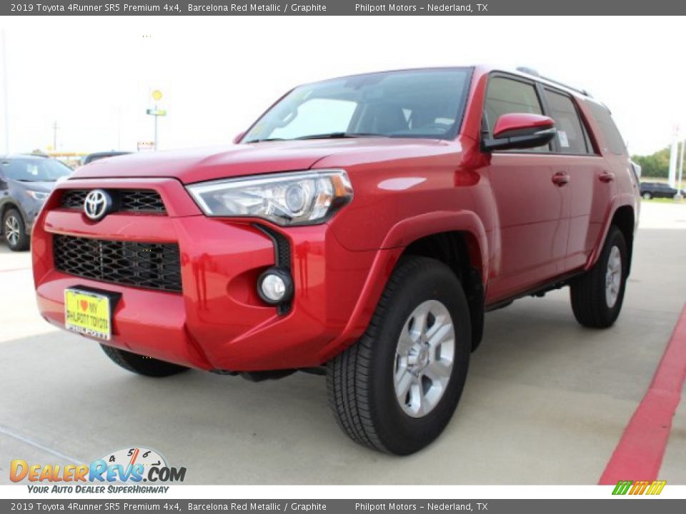 2019 Toyota 4Runner SR5 Premium 4x4 Barcelona Red Metallic / Graphite Photo #4