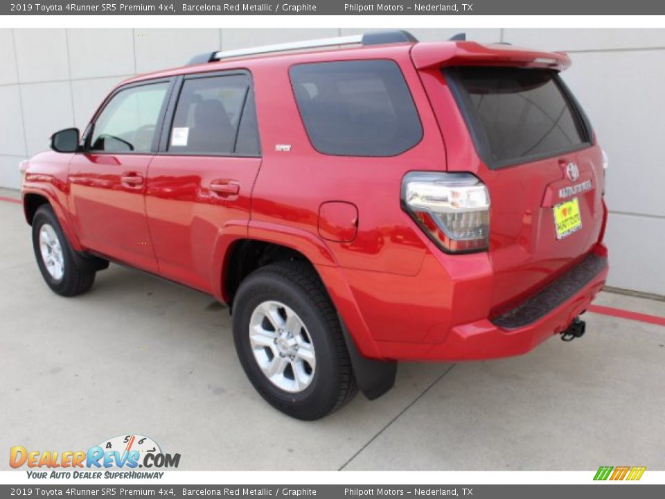 2019 Toyota 4Runner SR5 Premium 4x4 Barcelona Red Metallic / Graphite Photo #6