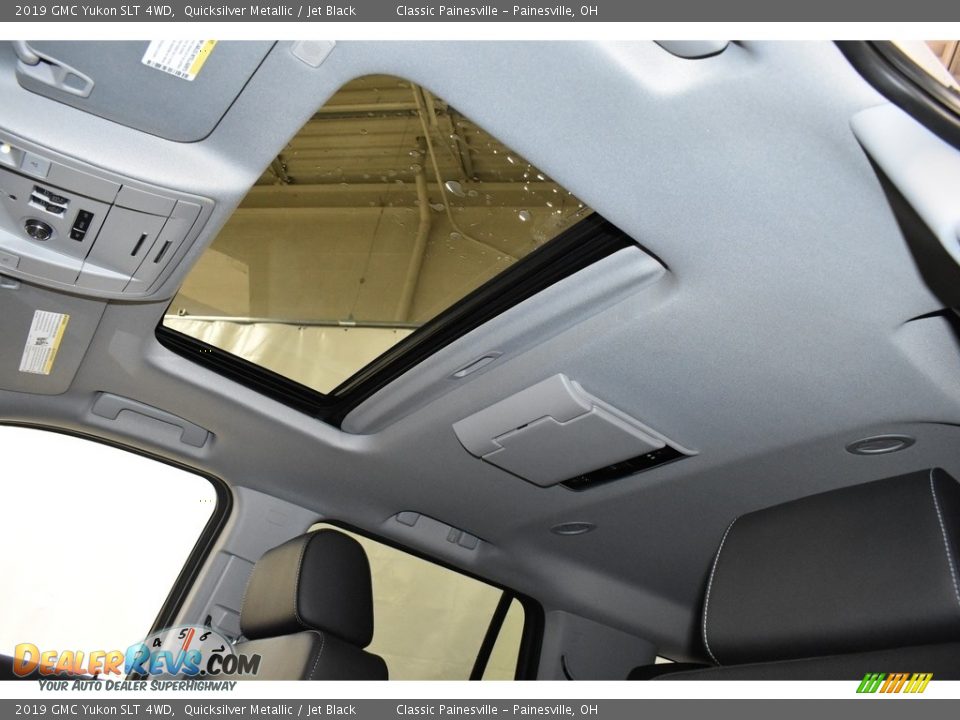 2019 GMC Yukon SLT 4WD Quicksilver Metallic / Jet Black Photo #6