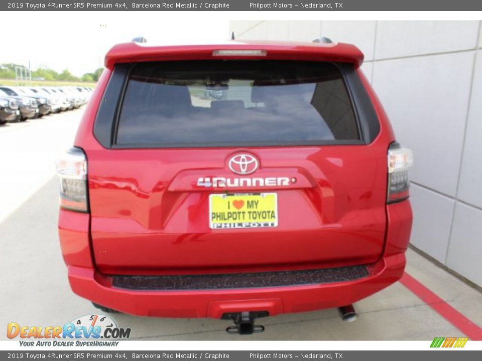 2019 Toyota 4Runner SR5 Premium 4x4 Barcelona Red Metallic / Graphite Photo #7