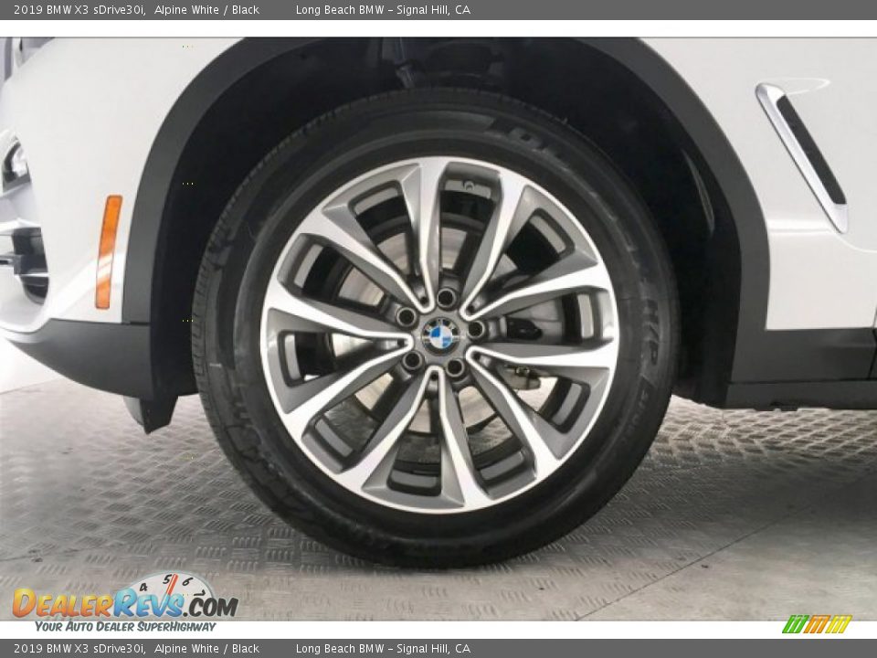 2019 BMW X3 sDrive30i Alpine White / Black Photo #8