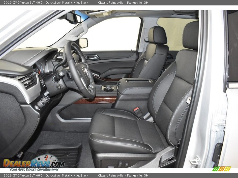 2019 GMC Yukon SLT 4WD Quicksilver Metallic / Jet Black Photo #7