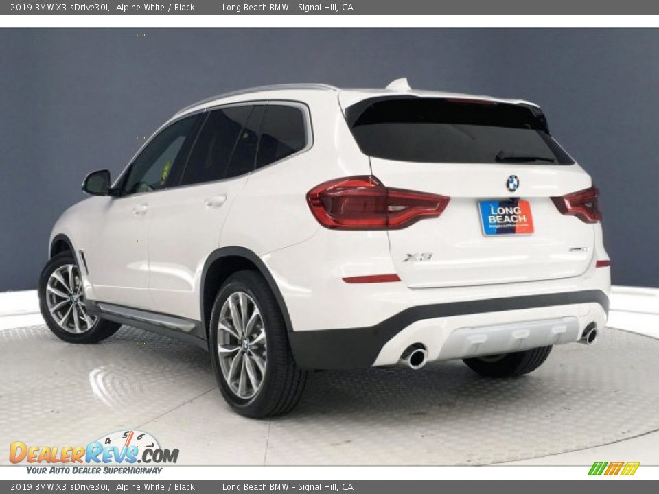 2019 BMW X3 sDrive30i Alpine White / Black Photo #10