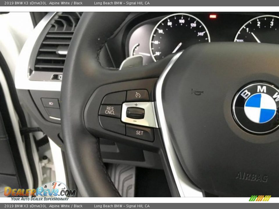 2019 BMW X3 sDrive30i Alpine White / Black Photo #14