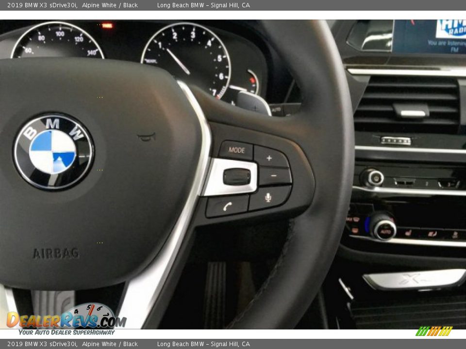 2019 BMW X3 sDrive30i Alpine White / Black Photo #15