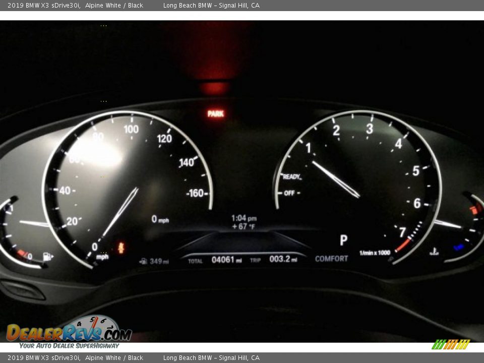 2019 BMW X3 sDrive30i Alpine White / Black Photo #16