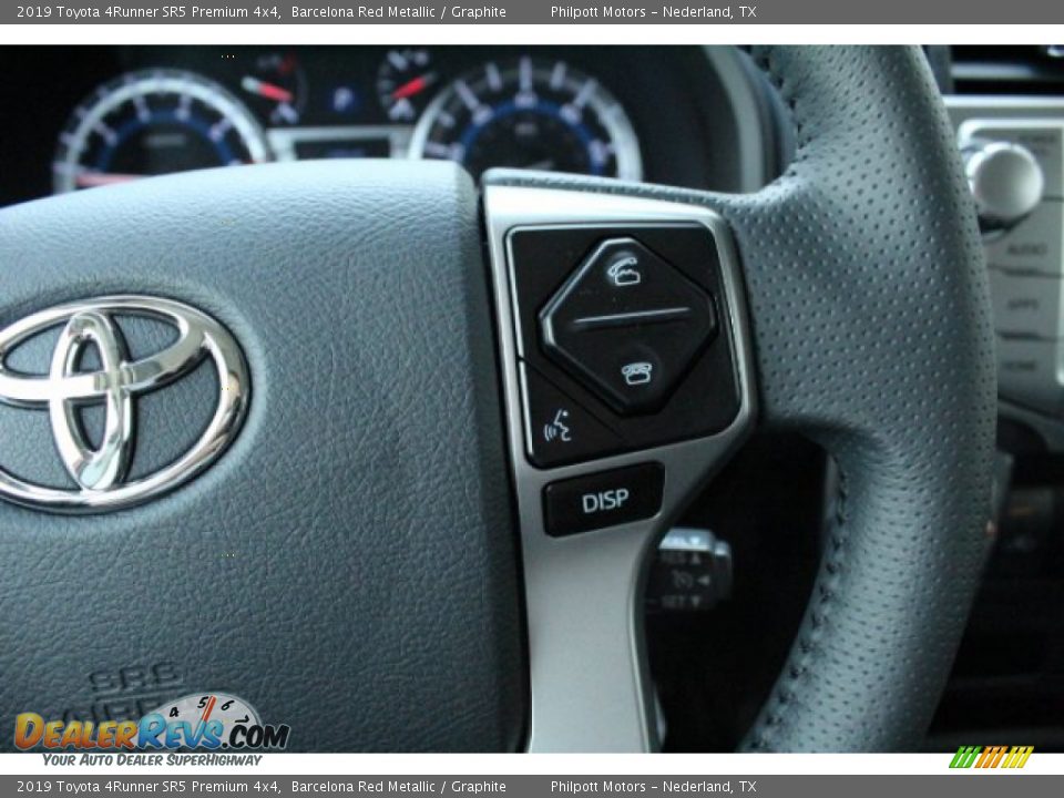 2019 Toyota 4Runner SR5 Premium 4x4 Barcelona Red Metallic / Graphite Photo #15