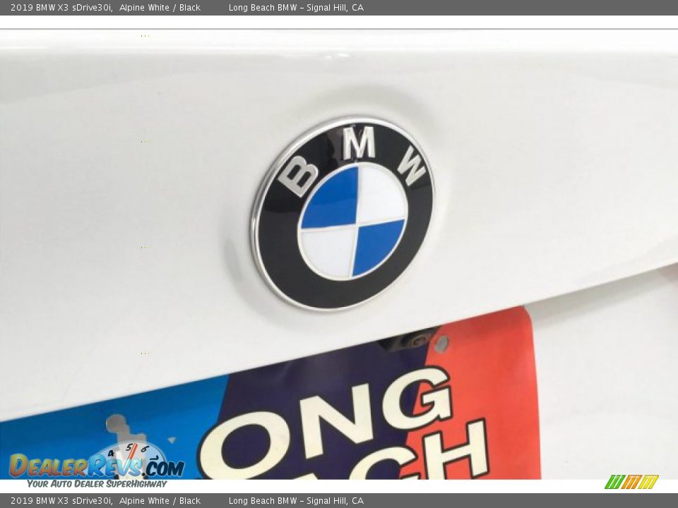 2019 BMW X3 sDrive30i Alpine White / Black Photo #23
