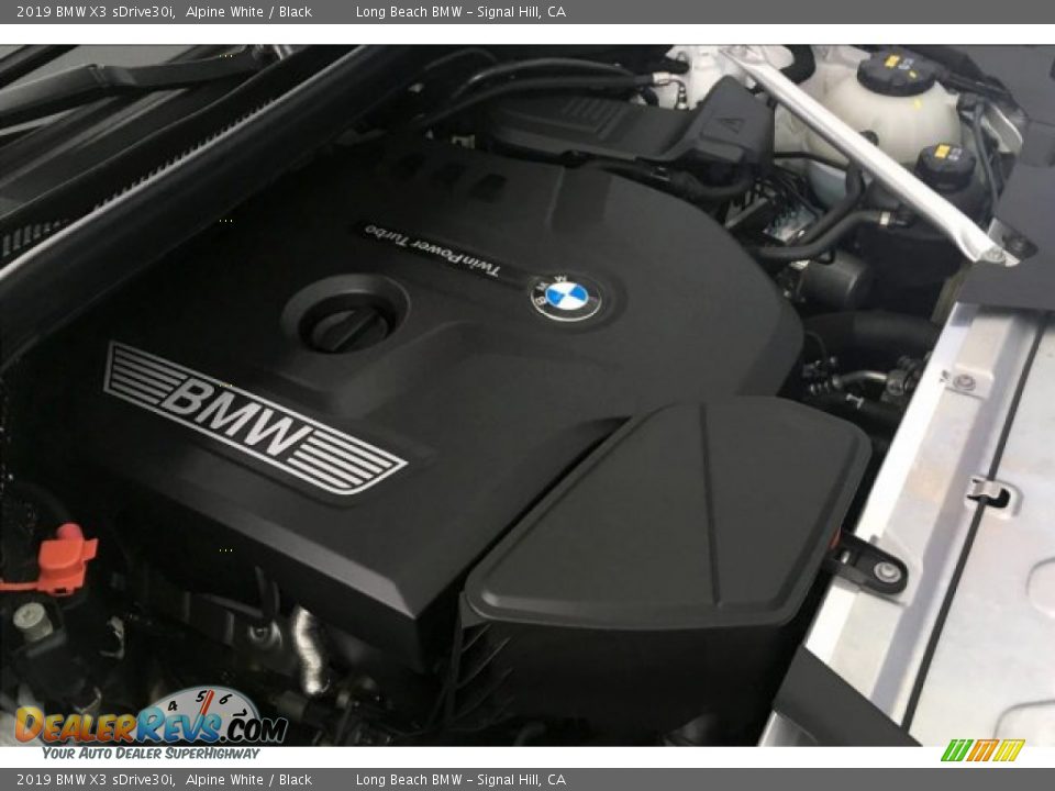2019 BMW X3 sDrive30i Alpine White / Black Photo #27