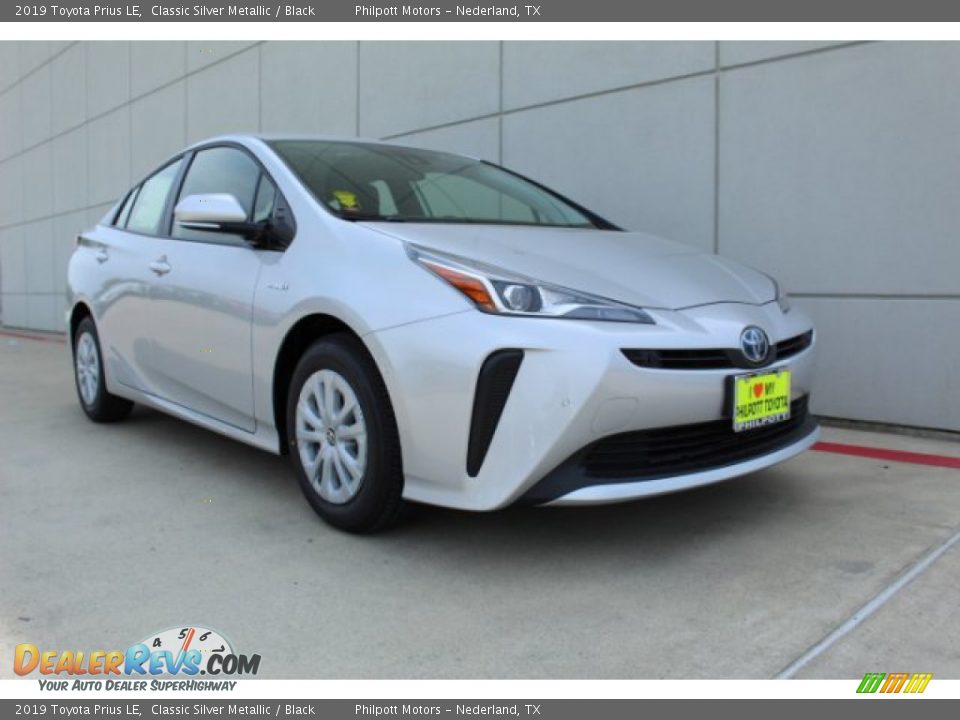 2019 Toyota Prius LE Classic Silver Metallic / Black Photo #2