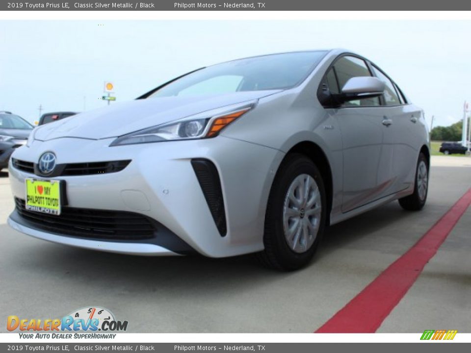 2019 Toyota Prius LE Classic Silver Metallic / Black Photo #4