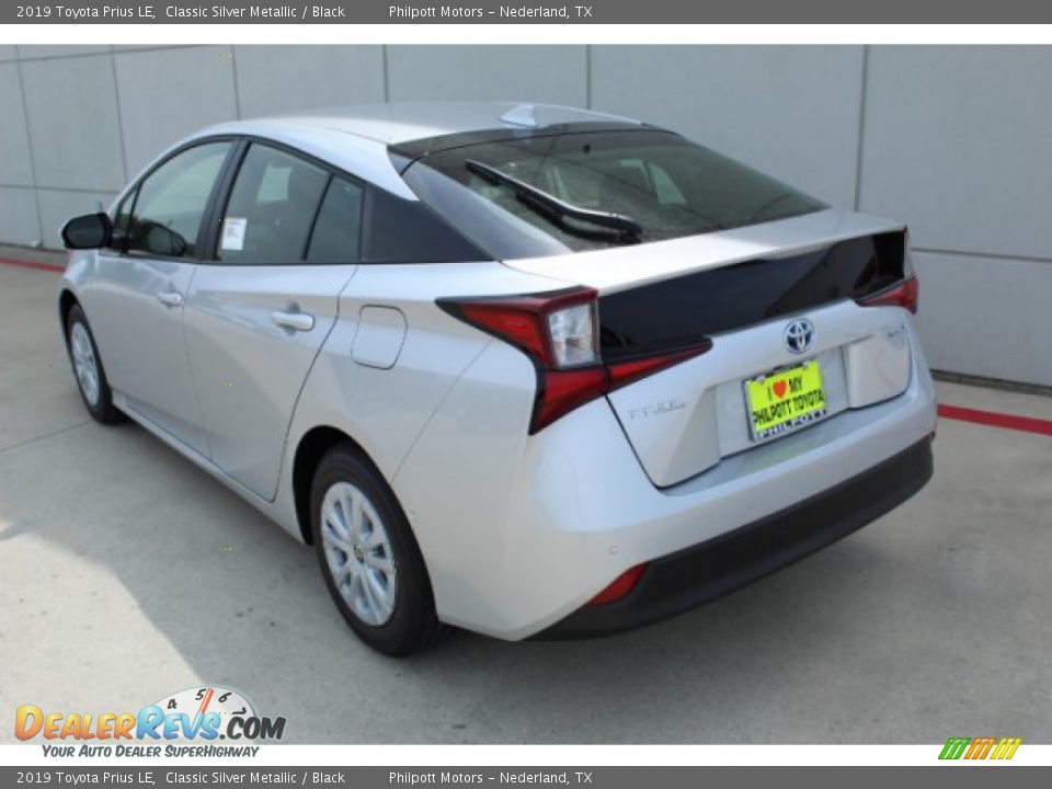 2019 Toyota Prius LE Classic Silver Metallic / Black Photo #6