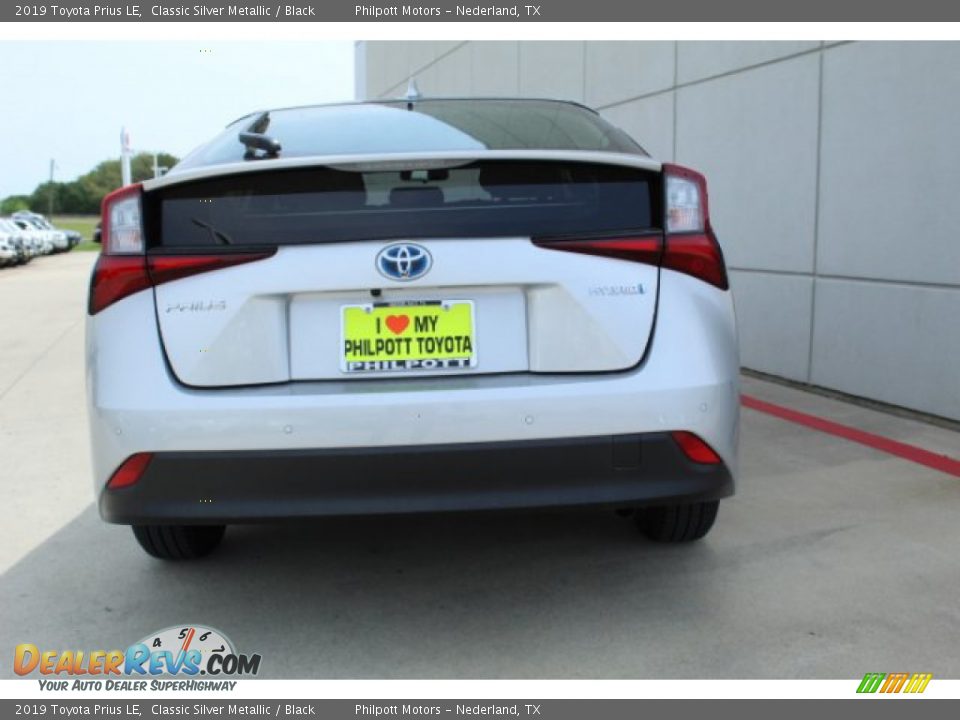 2019 Toyota Prius LE Classic Silver Metallic / Black Photo #7