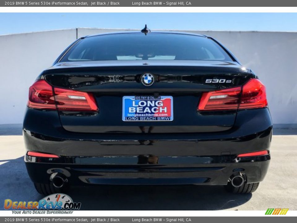 2019 BMW 5 Series 530e iPerformance Sedan Jet Black / Black Photo #3