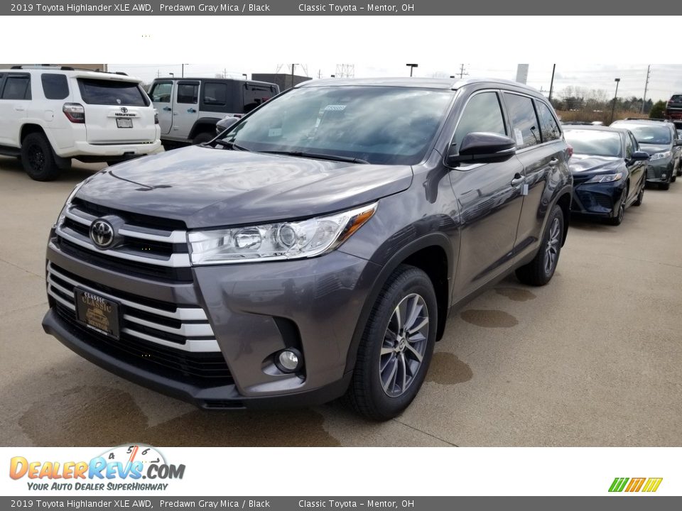 2019 Toyota Highlander XLE AWD Predawn Gray Mica / Black Photo #1