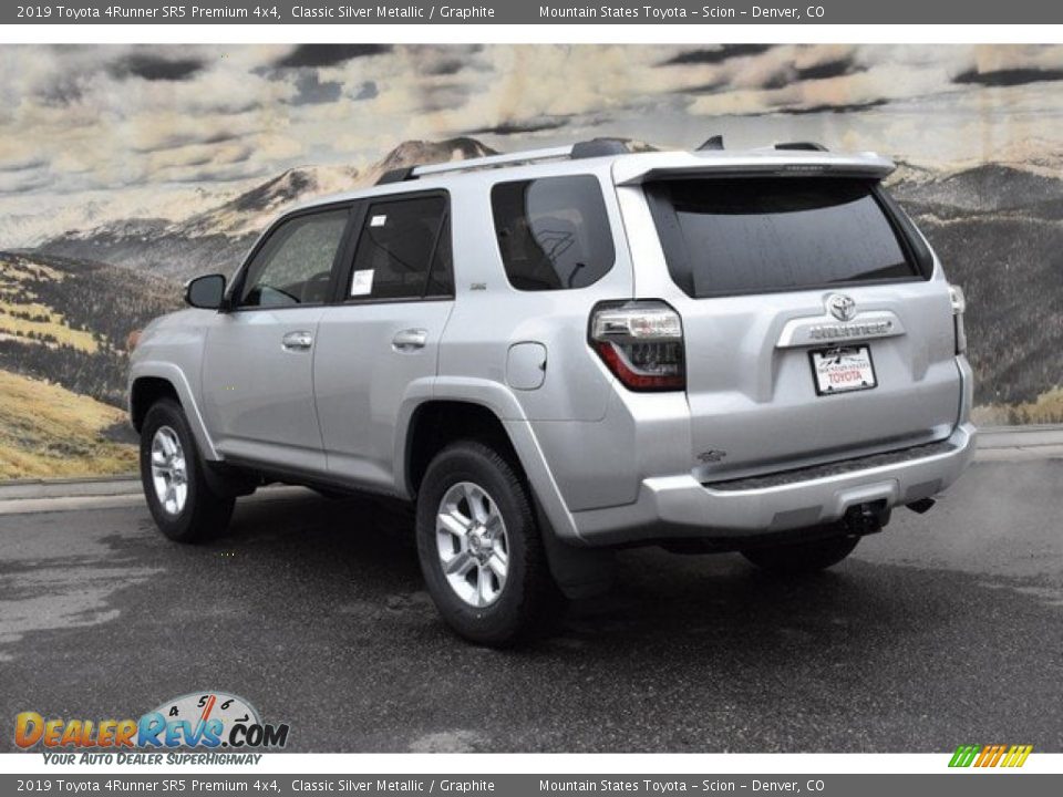 2019 Toyota 4Runner SR5 Premium 4x4 Classic Silver Metallic / Graphite Photo #3