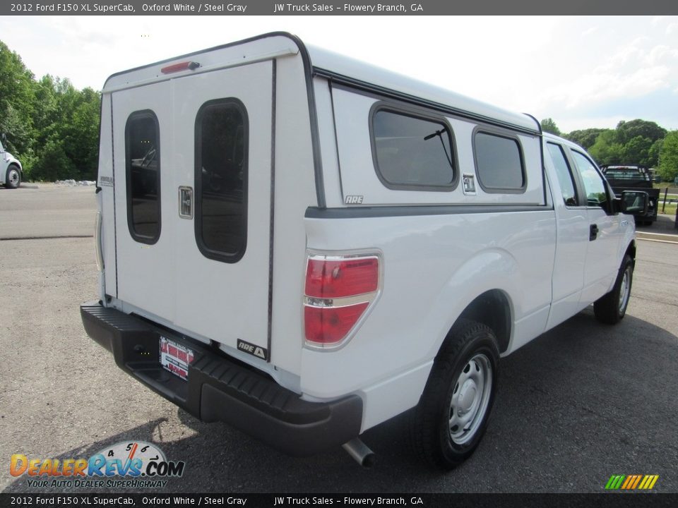 2012 Ford F150 XL SuperCab Oxford White / Steel Gray Photo #5