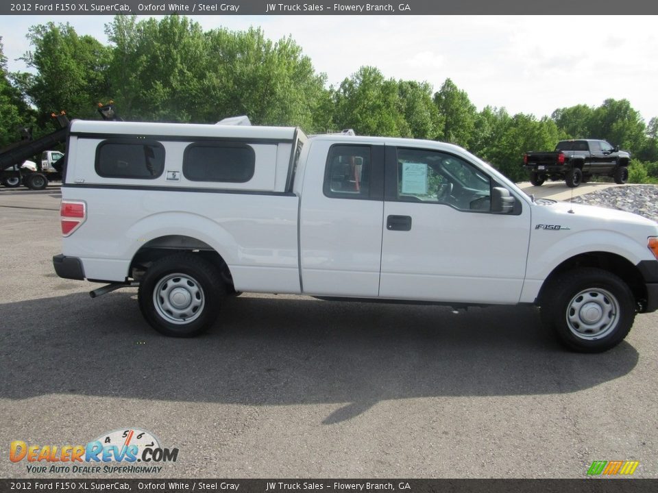 2012 Ford F150 XL SuperCab Oxford White / Steel Gray Photo #6