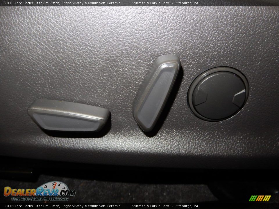 2018 Ford Focus Titanium Hatch Ingot Silver / Medium Soft Ceramic Photo #20